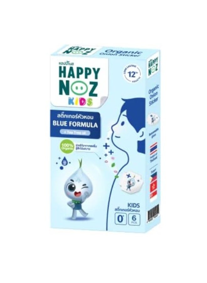 Happy Noz Blue Formula Organic Anti-Bacterial Onion Sticker – 6pcs Natural Protection - Image 1